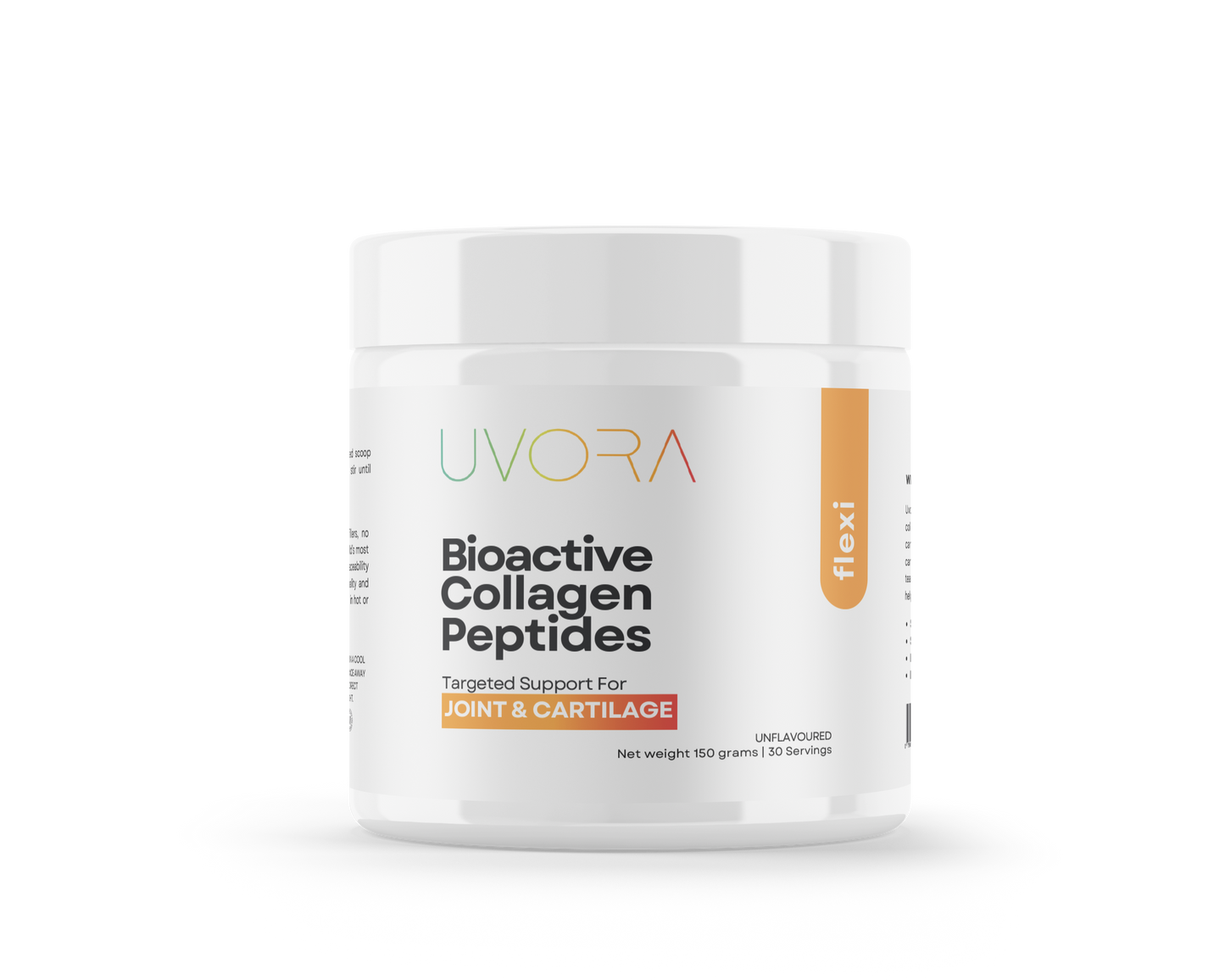 UvoraFlexi Collagen Powder for Joint Support and Mobility 150g