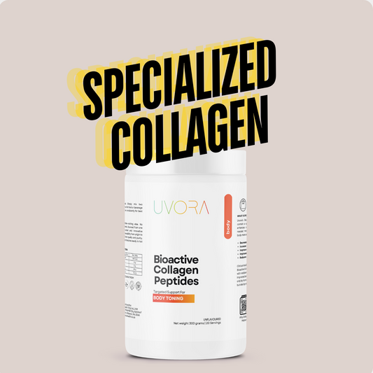 Uvora Body collagen – supports lean muscle, body sculpting, and fat reduction with bioactive peptides