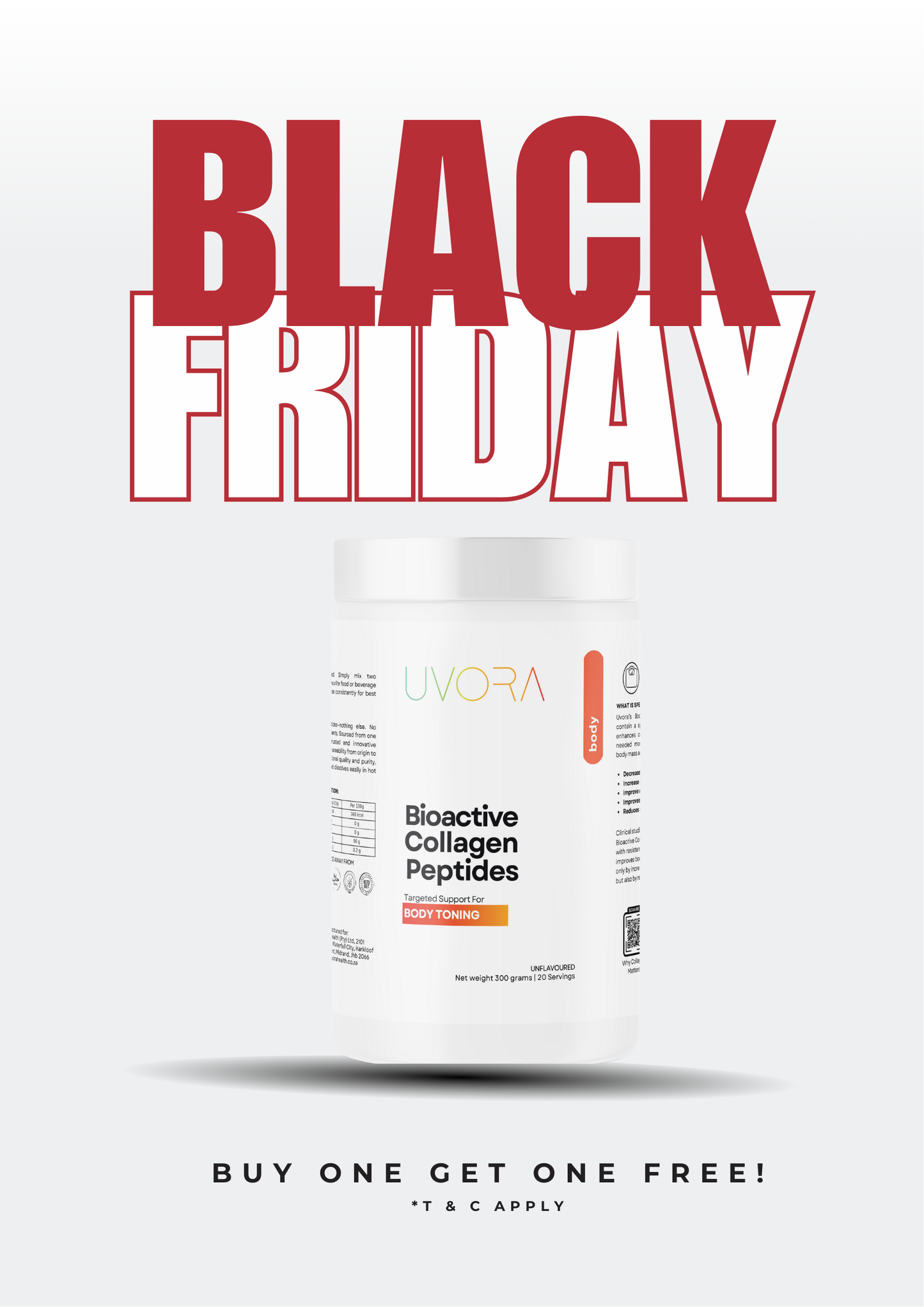 UvoraBody Black Friday BOGO Deal