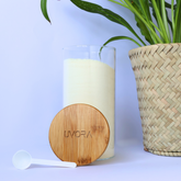 Glass container for collagen