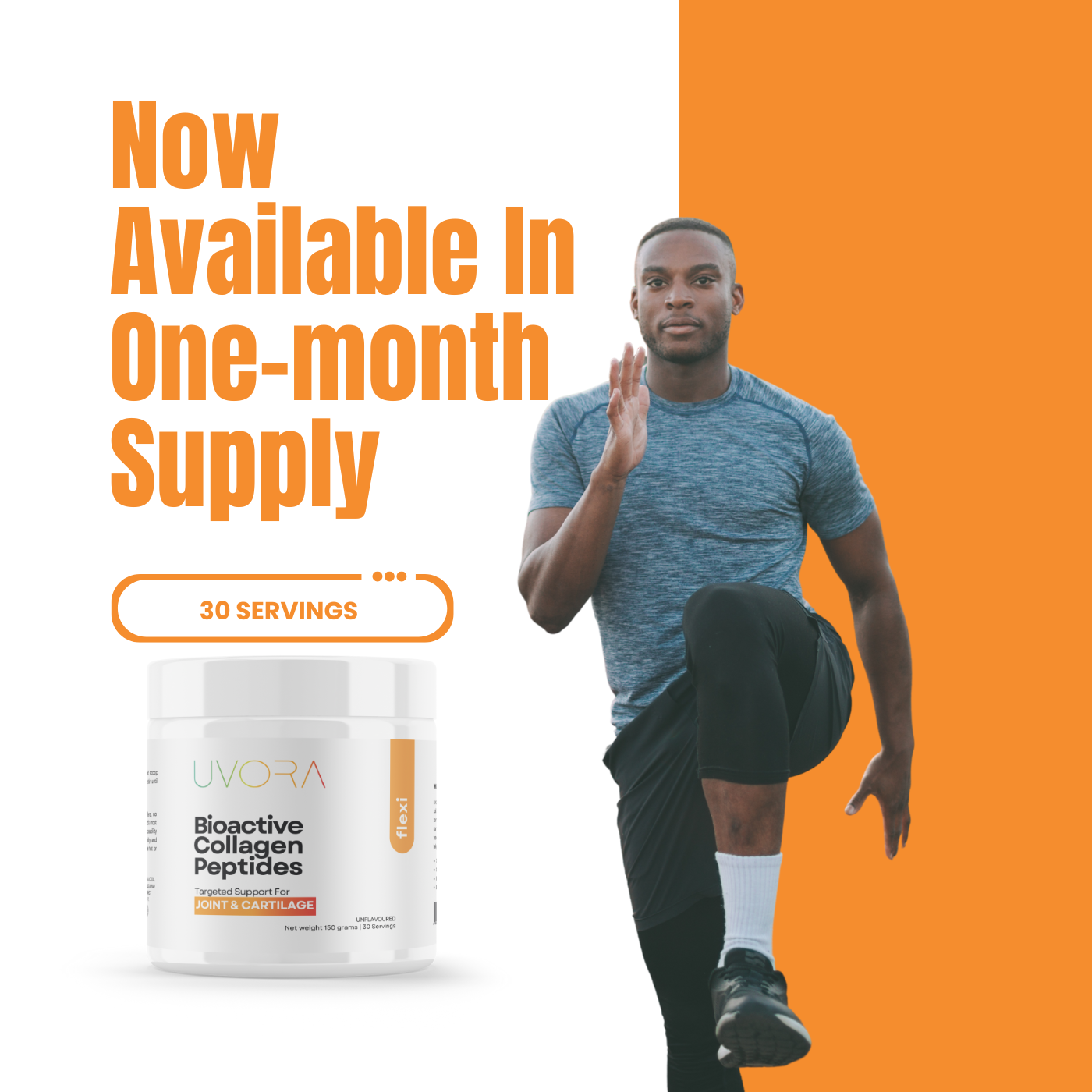 UvoraFlexi Collagen Powder for Joint Support and Mobility
